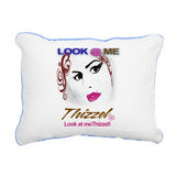 Look at Me Thizzel Rectangular Canvas Pillow