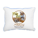 Power Logo Rectangular Canvas Pillow