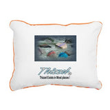 Thizzel Exist Logo Rectangular Canvas Pillow