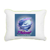 Thizzel Globe Rectangular Canvas Pillow