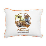 Power Logo Rectangular Canvas Pillow