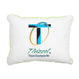 Thizzel Encompass Logo Rectangular Canvas Pillow