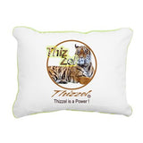 Power Logo Rectangular Canvas Pillow