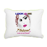 Look at Me Thizzel Rectangular Canvas Pillow