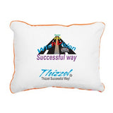 Thizzel Successful Logo Rectangular Canvas Pillow