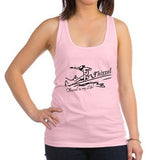 Thizzel Surfing Racerback Tank Top