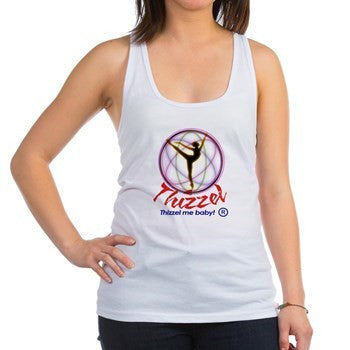 Thizzel Dancing Racerback Tank Top