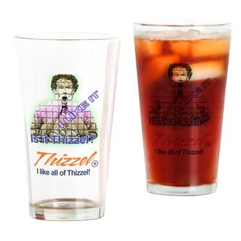All of Thizzel Logo Drinking Glass