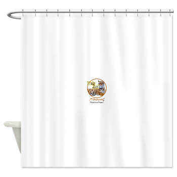 Power Logo Shower Curtain