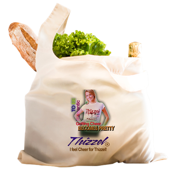 I feel Cheer for Thizzel Reusable Shopping Bag