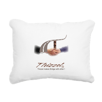 Bridge Logo Rectangular Canvas Pillow