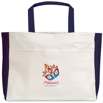 Artistic Leaves Logo Beach Tote