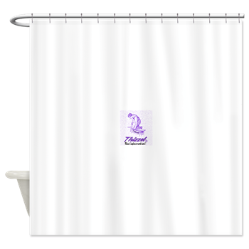 Thizzel Work Shower Curtain