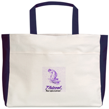 Thizzel Work Beach Tote