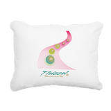 Progressing Vector Logo Rectangular Canvas Pillow