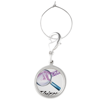 Magnifier Logo Wine Charms