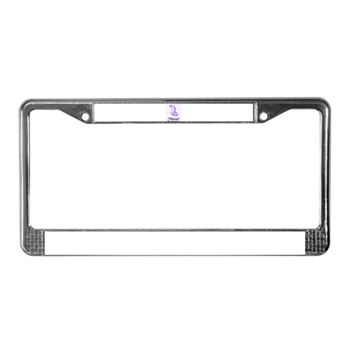 Thizzel Work License Plate Frame