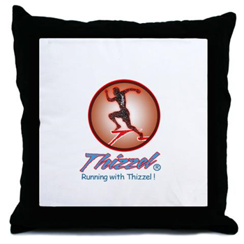 Runner Logo Throw Pillow