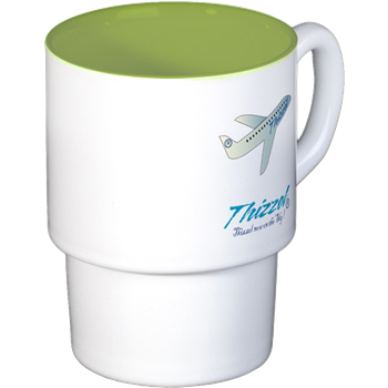 Travel Vector Logo Coffee Cups
