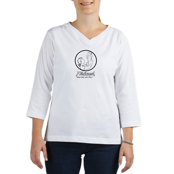 Mom Baby Logo Women's Long Sleeve Shirt (Women's Long Sleeve Shirt (3/4 Sleeve)