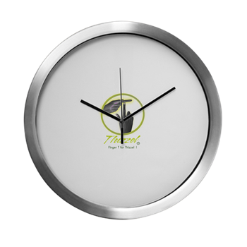 Finger T Logo Modern Wall Clock