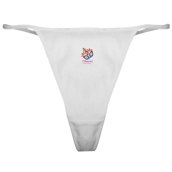 Artistic Leaves Logo Classic Thong