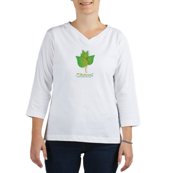 Growing Vector Logo Women's Long Sleeve Shirt (Women's Long Sleeve Shirt (3/4 Sleeve)