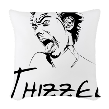 Thizzel Madness Woven Throw Pillow