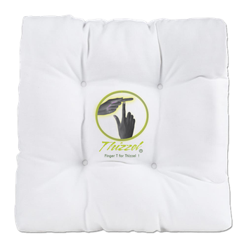 Finger T Logo Tufted Chair Cushion