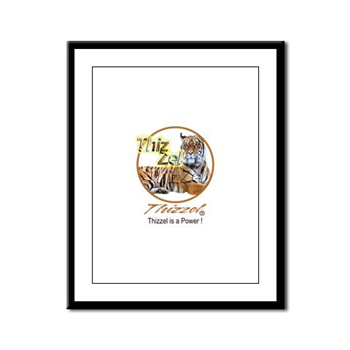 Power Logo Framed Panel Print