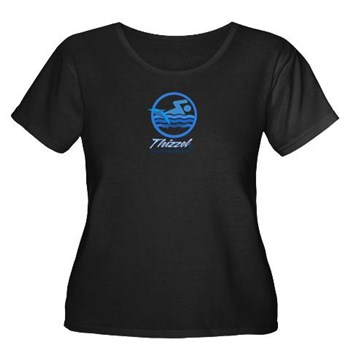 Swimming Logo Plus Size T-Shirt