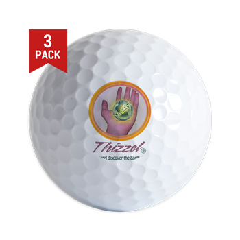 Discover Earth Logo Golf Ball