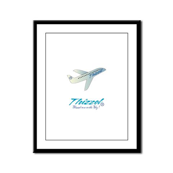 Travel Vector Logo Framed Panel Print