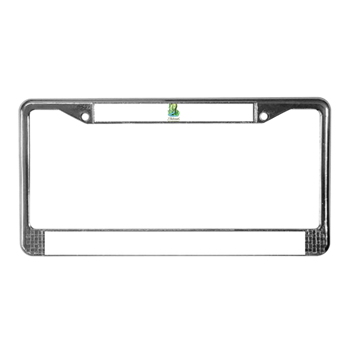 Thizzel make me Happy License Plate Frame