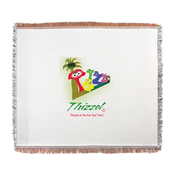 Live Tex Tree Vector Logo Woven Blanket