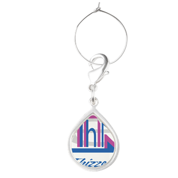 Artwork Logo Teardrop Wine Charm