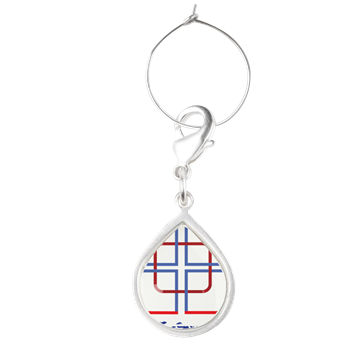 Bond Vector Logo Teardrop Wine Charm