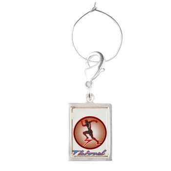 Runner Logo Wine Charms