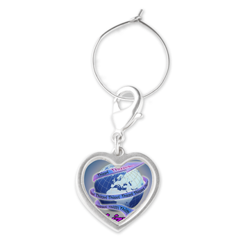 Thizzel Globe Wine Charms