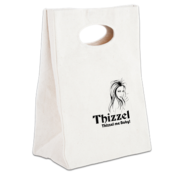 Thizzel Lady Canvas Lunch Tote
