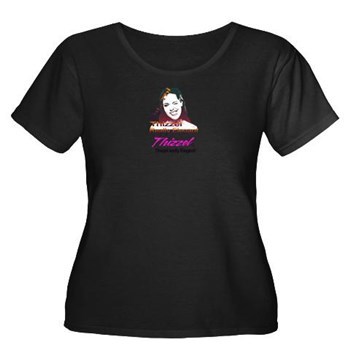 Thizzel Elegant Logo Plus Size T-Shirt