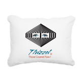 Thizzel Face Logo Rectangular Canvas Pillow