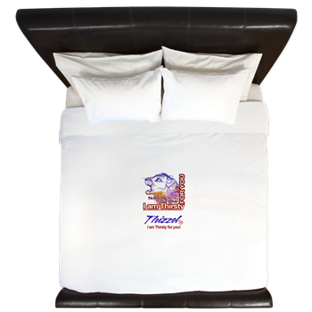 Am Thirsty Logo King Duvet