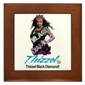 Thizzel Diamond Framed Tile