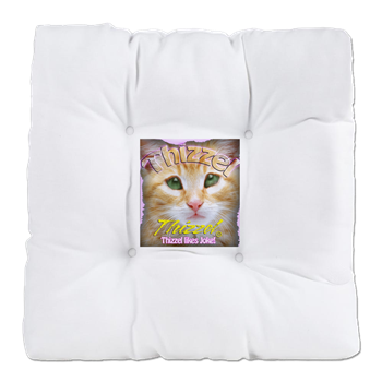 Jokes Logo Tufted Chair Cushion