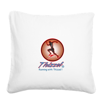 Runner Logo Square Canvas Pillow