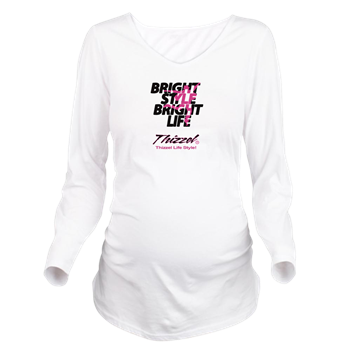 Thizzel Life Style Long Sleeve Maternity T-Shirt