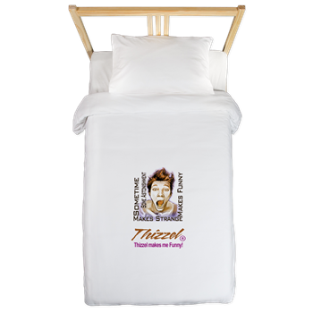 Thizzel makes me Funny Twin Duvet