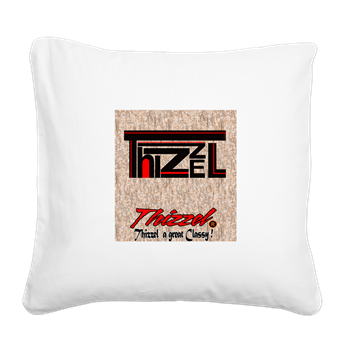 Thizzel Class Square Canvas Pillow