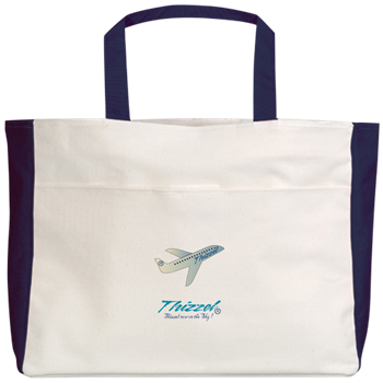 Travel Vector Logo Beach Tote